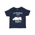 thumbnail image 1 of Inktastic Pyrenees Life is Ruff Great Pyrenees Boys or Girls Toddler T-Shirt, 1 of 5