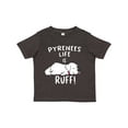 thumbnail image 1 of Inktastic Pyrenees Life is Ruff Great Pyrenees Boys or Girls Toddler T-Shirt, 1 of 5