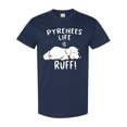 thumbnail image 1 of Inktastic Pyrenees Life is Ruff Great Pyrenees T-Shirt, 1 of 5