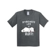 thumbnail image 1 of Inktastic Pyrenees Life is Ruff Great Pyrenees Youth T-Shirt, 1 of 5