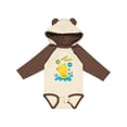 thumbnail image 1 of Inktastic Quack Quack Cute Duckling with Flowers Boys or Girls Long Sleeve Baby Bodysuit, 1 of 5