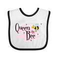 thumbnail image 1 of Inktastic Queen Bee Girls Baby Bib, 1 of 4