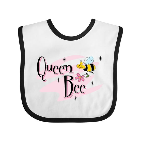 Inktastic Queen Bee Girls Baby Bib