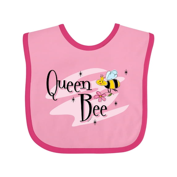 Inktastic Queen Bee Girls Baby Bib