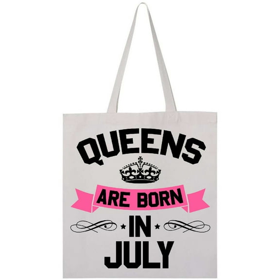 Inktastic Queens Are Born in July Tote Bag
