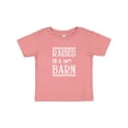 thumbnail image 1 of Inktastic RAISED in a BARN in White Boys or Girls Baby T-Shirt, 1 of 5