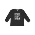 thumbnail image 1 of Inktastic RAISED in a BARN in White Boys or Girls Long Sleeve Toddler T-Shirt, 1 of 5