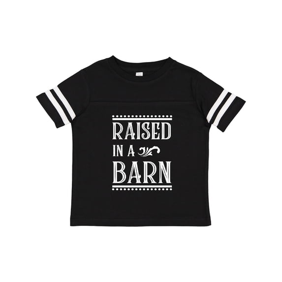 Inktastic RAISED in a BARN in White Boys or Girls Toddler T-Shirt