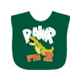 thumbnail image 1 of Inktastic RAWR I'm 2 Baby Tyranosaurus Rex Boys or Girls Baby Bib, 1 of 4