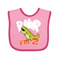 thumbnail image 1 of Inktastic RAWR I'm 2 Baby Tyranosaurus Rex Boys or Girls Baby Bib, 1 of 4
