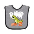 thumbnail image 1 of Inktastic RAWR I'm 2 Baby Tyranosaurus Rex Boys or Girls Baby Bib, 1 of 4