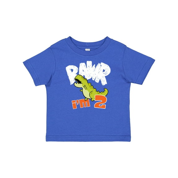 Inktastic Rawr I'm 2 Baby Tyranosaurus Rex Boys or Girls Baby T-Shirt