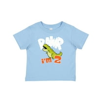 Inktastic Rawr I'm 2 Baby Tyranosaurus Rex Boys or Girls Baby T-Shirt