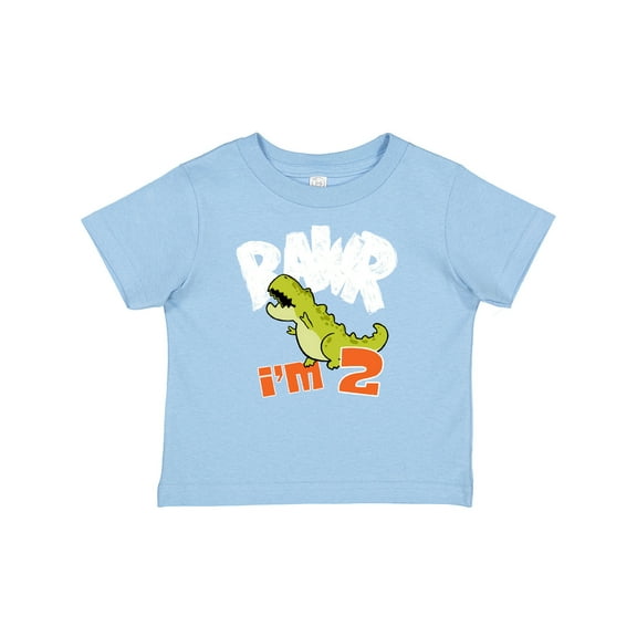Inktastic Rawr I'm 2 Baby Tyranosaurus Rex Boys or Girls Baby T-Shirt