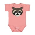 thumbnail image 1 of Inktastic Raccoon Animal Face Boys or Girls Baby Bodysuit, 1 of 5