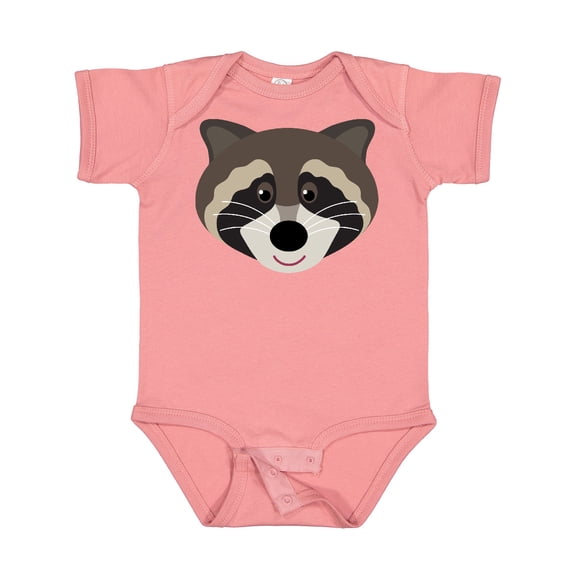Inktastic Raccoon Animal Face Boys or Girls Baby Bodysuit