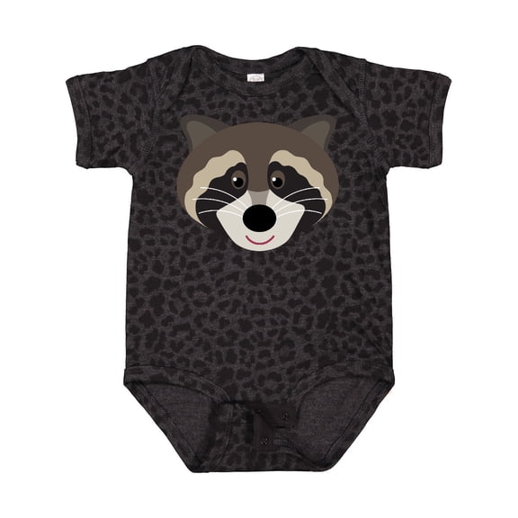 Inktastic Raccoon Animal Face Boys or Girls Baby Bodysuit