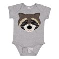 thumbnail image 1 of Inktastic Raccoon Animal Face Boys or Girls Baby Bodysuit, 1 of 5