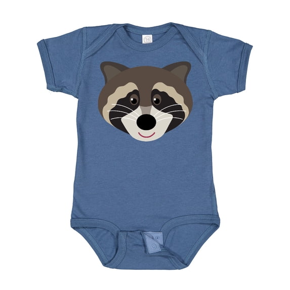 Inktastic Raccoon Animal Face Boys or Girls Baby Bodysuit