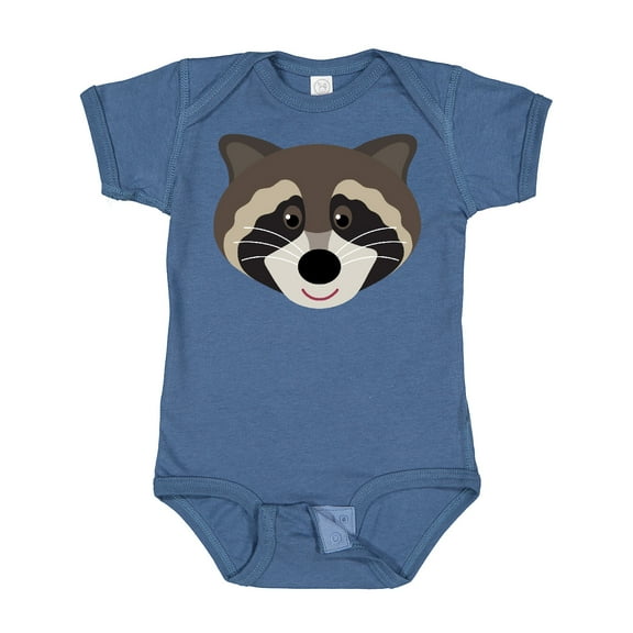 Inktastic Raccoon Animal Face Boys or Girls Baby Bodysuit