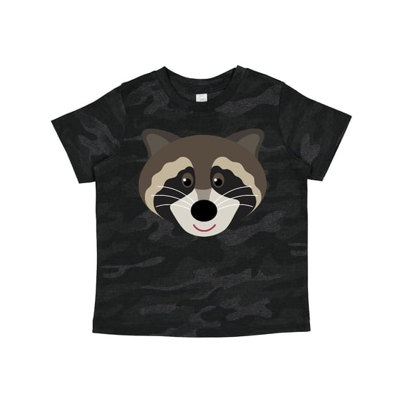 Inktastic Raccoon Animal Face Boys or Girls Toddler T-Shirt