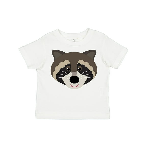 Inktastic Raccoon Animal Face Boys or Girls Toddler T-Shirt