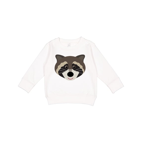 Inktastic Raccoon Animal Face Toddler Sweatshirt