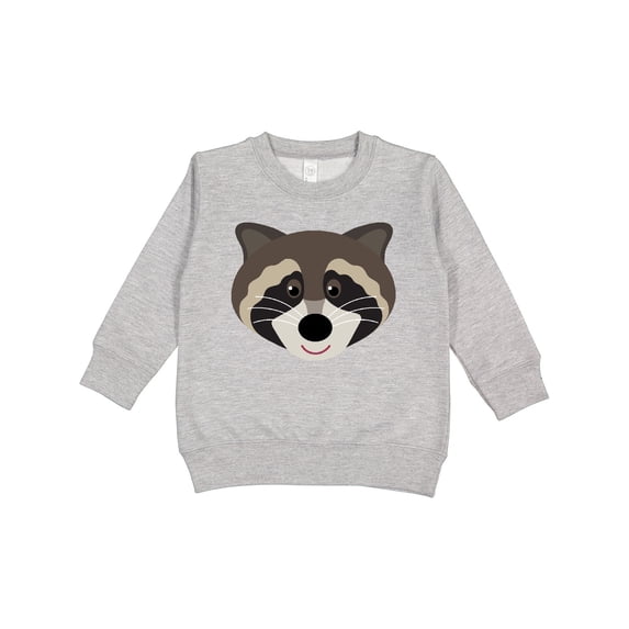 Inktastic Raccoon Animal Face Toddler Sweatshirt