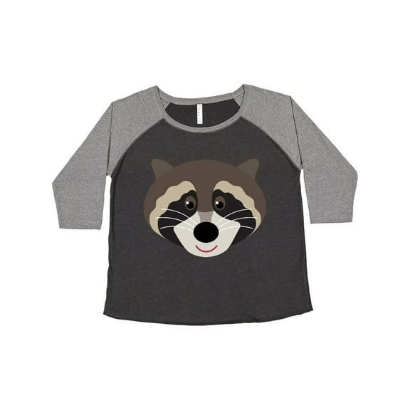 Inktastic Raccoon Animal Face Women's Plus Size T-Shirt