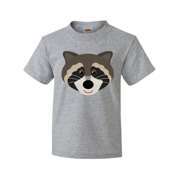 Inktastic Raccoon Animal Face Youth T-Shirt