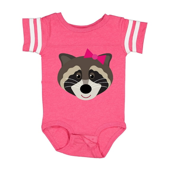 Inktastic Raccoon Girl Animal Girls Baby Bodysuit