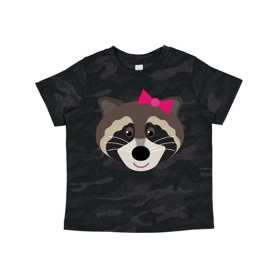 Inktastic Raccoon Girl Animal Girls Toddler T-Shirt