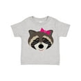 thumbnail image 1 of Inktastic Raccoon Girl Animal Girls Toddler T-Shirt, 1 of 5