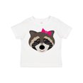 thumbnail image 1 of Inktastic Raccoon Girl Animal Girls Toddler T-Shirt, 1 of 5