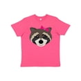 thumbnail image 1 of Inktastic Raccoon Girl Animal Youth T-Shirt, 1 of 5