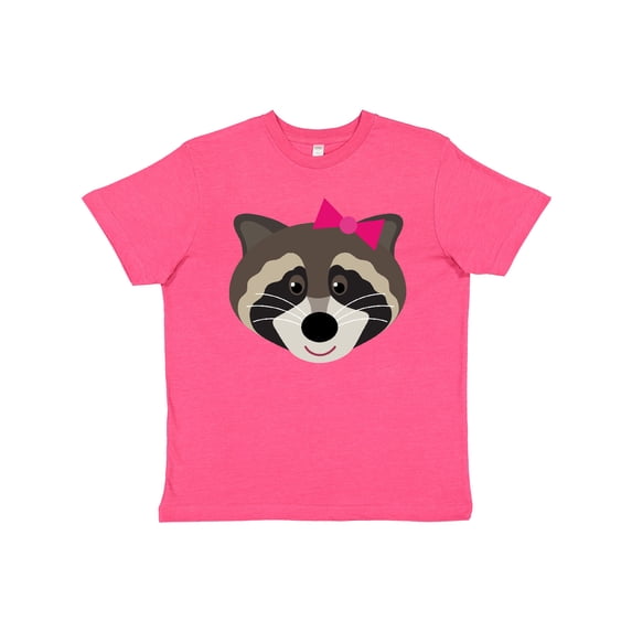 Inktastic Raccoon Girl Animal Youth T-Shirt