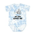 thumbnail image 1 of Inktastic Raccoon My Bibi Loves Me Boys or Girls Baby Bodysuit, 1 of 5