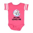 thumbnail image 1 of Inktastic Raccoon My Bibi Loves Me Boys or Girls Baby Bodysuit, 1 of 5