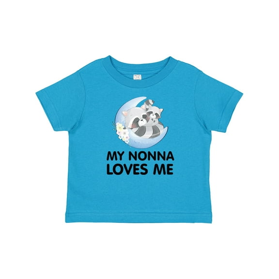 Inktastic Raccoon My Nonna Loves Me Boys or Girls Baby T-Shirt