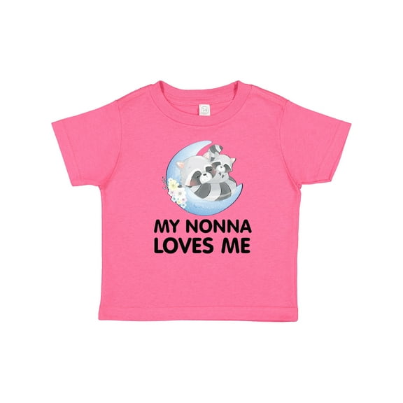 Inktastic Raccoon My Nonna Loves Me Boys or Girls Baby T-Shirt