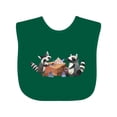 thumbnail image 1 of Inktastic Raccoon Tea Party Boys or Girls Baby Bib, 1 of 4