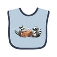 thumbnail image 1 of Inktastic Raccoon Tea Party Boys or Girls Baby Bib, 1 of 4