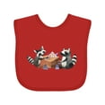 thumbnail image 1 of Inktastic Raccoon Tea Party Boys or Girls Baby Bib, 1 of 4