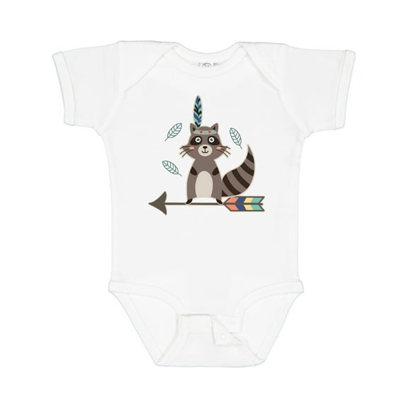 Inktastic Raccoon Woodland Tribal Arrow Boys or Girls Baby Bodysuit