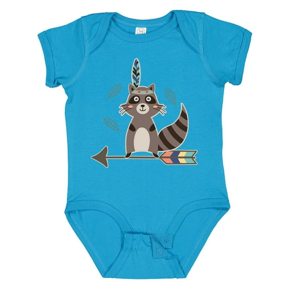 Inktastic Raccoon Woodland Tribal Arrow Boys or Girls Baby Bodysuit