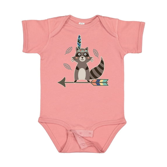 Inktastic Raccoon Woodland Tribal Arrow Boys or Girls Baby Bodysuit