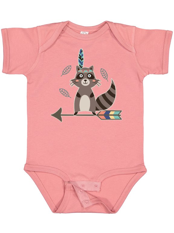 Inktastic Raccoon Woodland Tribal Arrow Boys or Girls Baby Bodysuit