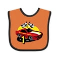thumbnail image 1 of Inktastic Race Car 1st Birthday Boys Baby Bib, 1 of 4