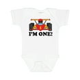thumbnail image 1 of Inktastic Race Car 1st Birthday Boys Baby Bodysuit, 1 of 5