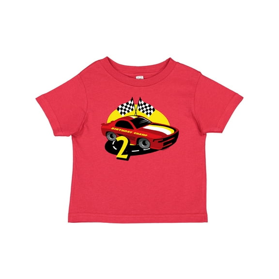 Inktastic Race Car 2nd Birthday Boys Baby T-Shirt